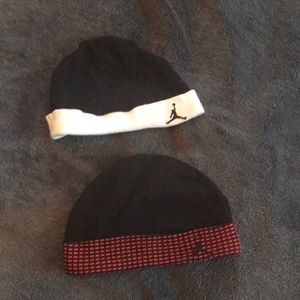 2 Jordan 9-12 months hats for $10